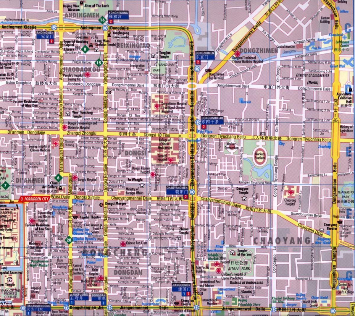 chaoyang district Beijing mappa