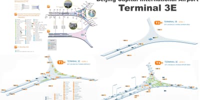 Pechino terminal 3 mappa