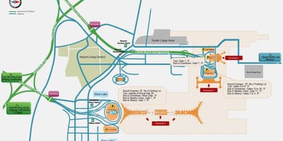 Beijing airport terminal mappa