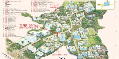 Tsinghua university campus mappa